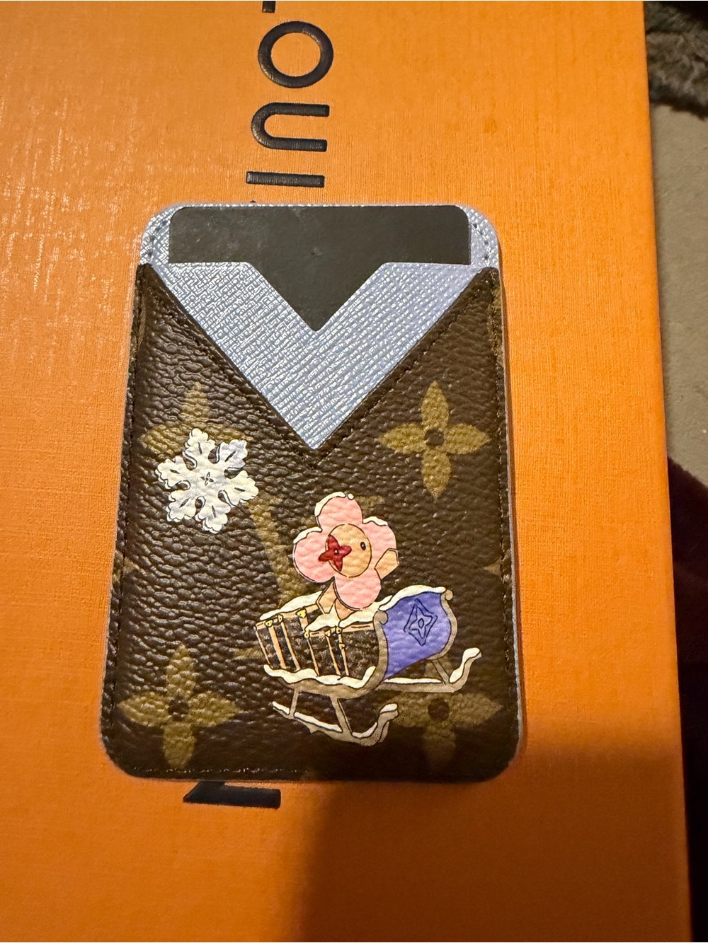 Louis Vuitton Brown Monogram Vivienne Magnet Cardholder new never used